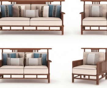 New Chinese Style A Sofa For Two-ID:100450522
