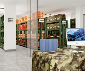 Modern Factory Floor/warehouse-ID:470297107