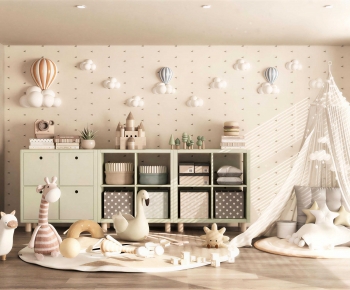 Modern Children's Room Activity Room-ID:934544099