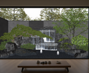 Japanese Style Courtyard/landscape-ID:381076105
