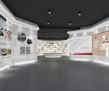Modern Exhibition Hall-ID:569983017