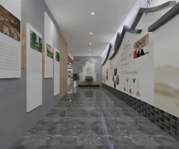 New Chinese Style Exhibition Hall-ID:360347993