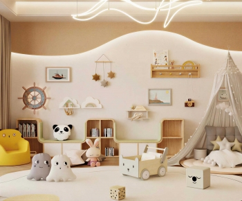 Modern Children's Room Activity Room-ID:155945067