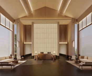 New Chinese Style Lobby Hall-ID:396737109