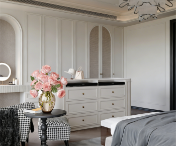 French Style Bedroom-ID:100989321