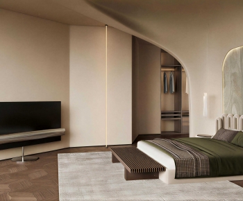 Wabi-sabi Style Bedroom-ID:532569931