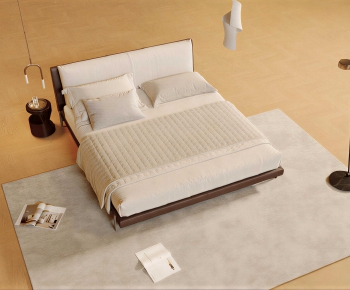 Modern Double Bed-ID:662894969