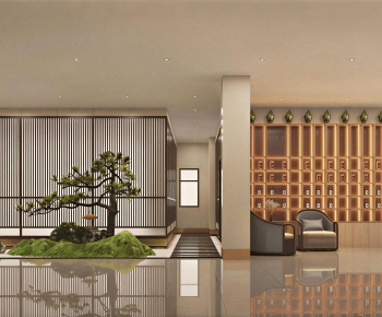 New Chinese Style Lobby Hall-ID:664280892