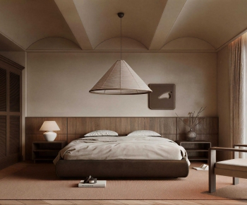 Wabi-sabi Style Bedroom-ID:821396116