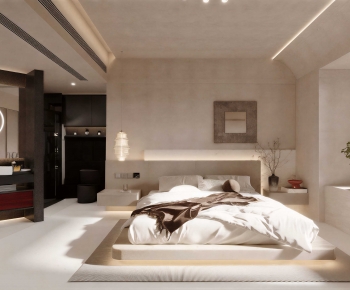 Wabi-sabi Style Bedroom-ID:701977012