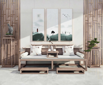 New Chinese Style Arhat Bed-ID:541517972