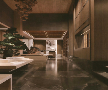 New Chinese Style Lobby Hall-ID:758193975