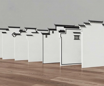 New Chinese Style Landscape Wall-ID:425684931