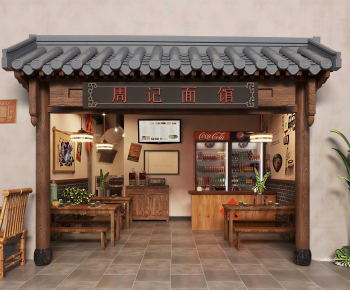 New Chinese Style Facade Element-ID:111030108