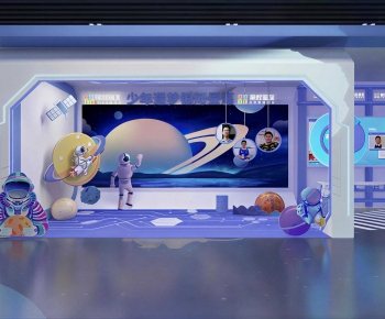 Modern Exhibition Hall-ID:208585987