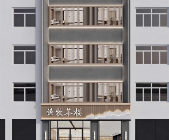 New Chinese Style Facade Element-ID:769001016