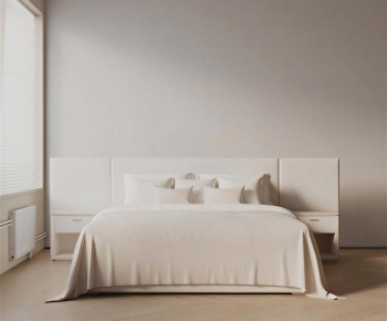 Modern Double Bed-ID:764514925