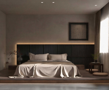 Wabi-sabi Style Bedroom-ID:103436954
