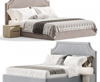 Modern Double Bed-ID:173228987