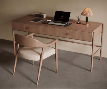 Modern Computer Desk And Chair-ID:906779059