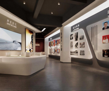 Modern Exhibition Hall-ID:351250896