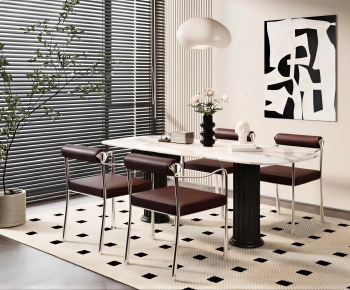 French Style Dining Table And Chairs-ID:996745117