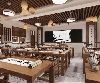 New Chinese Style Calligraphy Classroom-ID:697824956