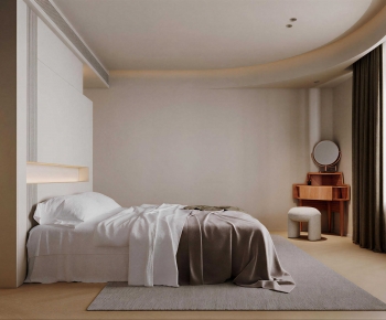 Wabi-sabi Style Bedroom-ID:209517008