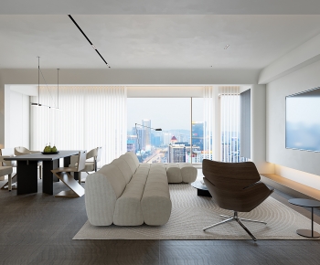 Modern A Living Room-ID:677505975