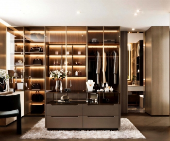 Modern Clothes Storage Area-ID:476607086