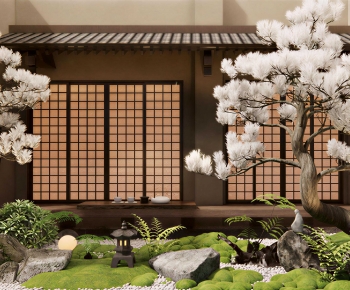 Japanese Style Courtyard/landscape-ID:196954013