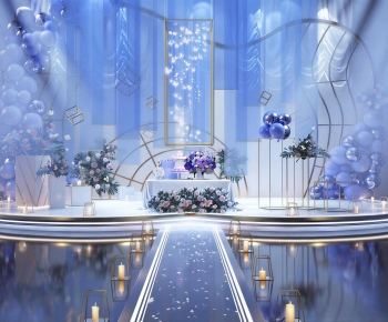 Modern Banquet Hall-ID:615699056