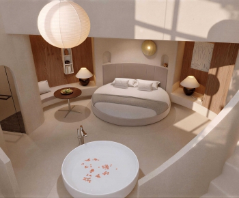 Wabi-sabi Style Guest Room-ID:793798928