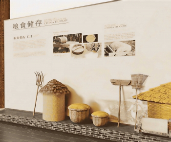 New Chinese Style TV Wall-ID:655936968