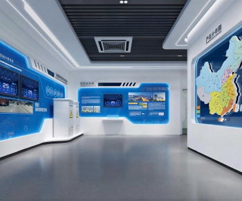 Modern Exhibition Hall-ID:730962046