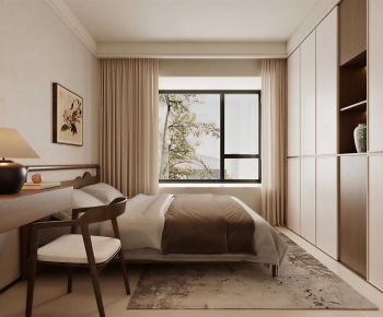 New Chinese Style Bedroom-ID:216375115