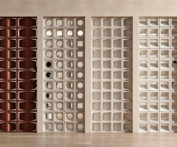 Modern Cement Brick Screen Partition-ID:508836035