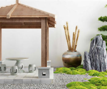 Japanese Style Courtyard/landscape-ID:487886912