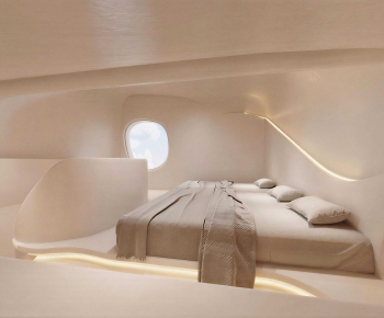 Wabi-sabi Style Bedroom-ID:317783121
