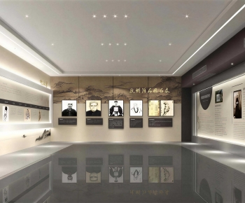 New Chinese Style Exhibition Hall-ID:437048914