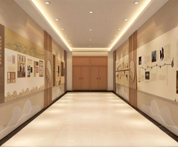 New Chinese Style Exhibition Hall-ID:853800062