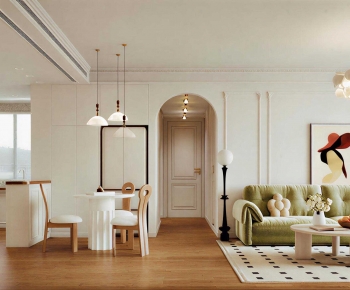 French Style A Living Room-ID:369895947