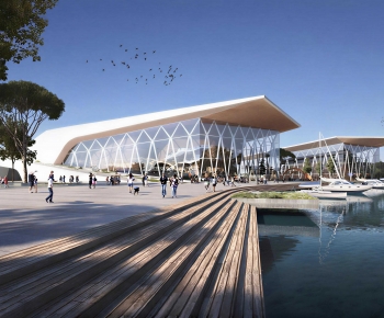 Modern Architecture Of Artistic Style-ID:895687109