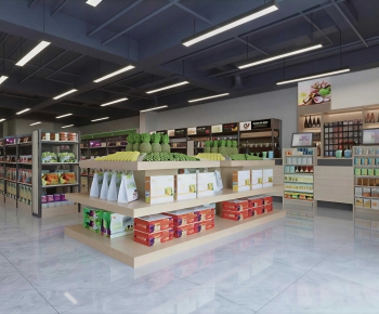 Industrial Style Supermarket-ID:101521056