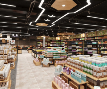 Industrial Style Supermarket-ID:716760283