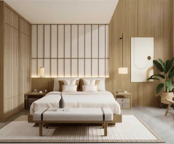Japanese Style Bedroom-ID:718986997