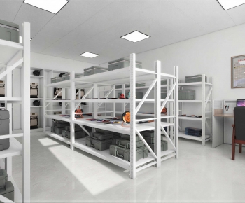 Modern Factory Floor/warehouse-ID:923367985