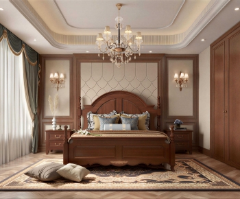 American Style Bedroom-ID:852079438