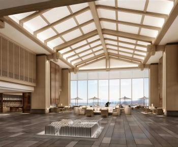New Chinese Style Lobby Hall-ID:239486937