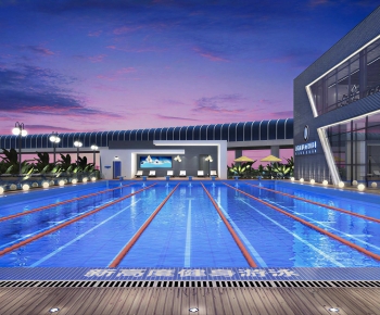 Modern Swimming Pool-ID:138605121
